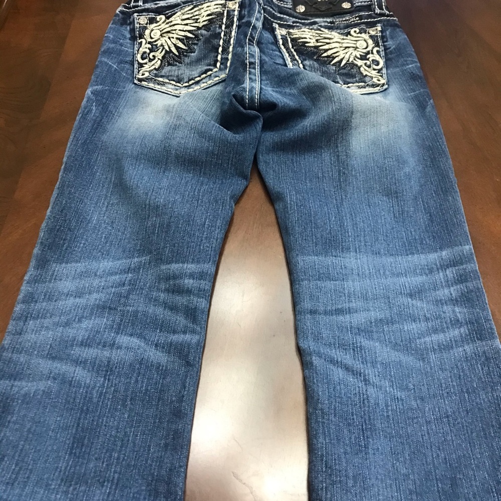 MISS ME CUFFED CAPRIS GIRLS SIZE 14!